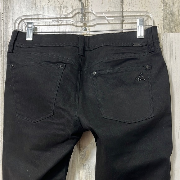 Black Textured Striped Women Super Skinny Jeans - Picture 7 of 15